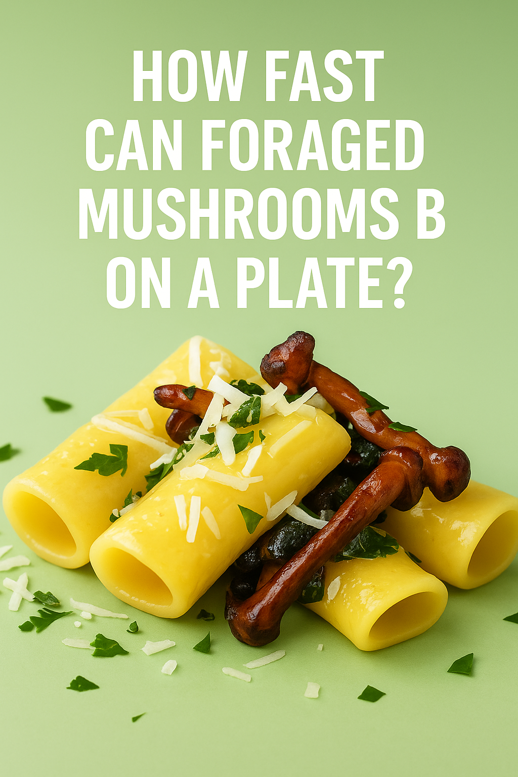 When Mushrooms Meet Pasta: A Recipe for Foragers Who Can't Wait