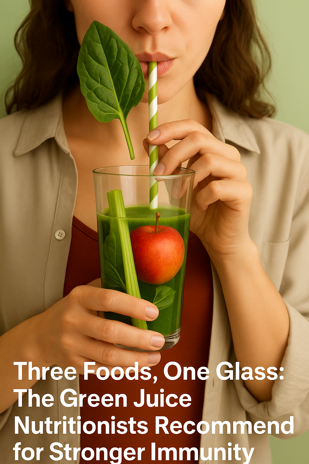 Three Foods, One Glass: The Green Juice Nutritionists Recommend for Stronger Immunity