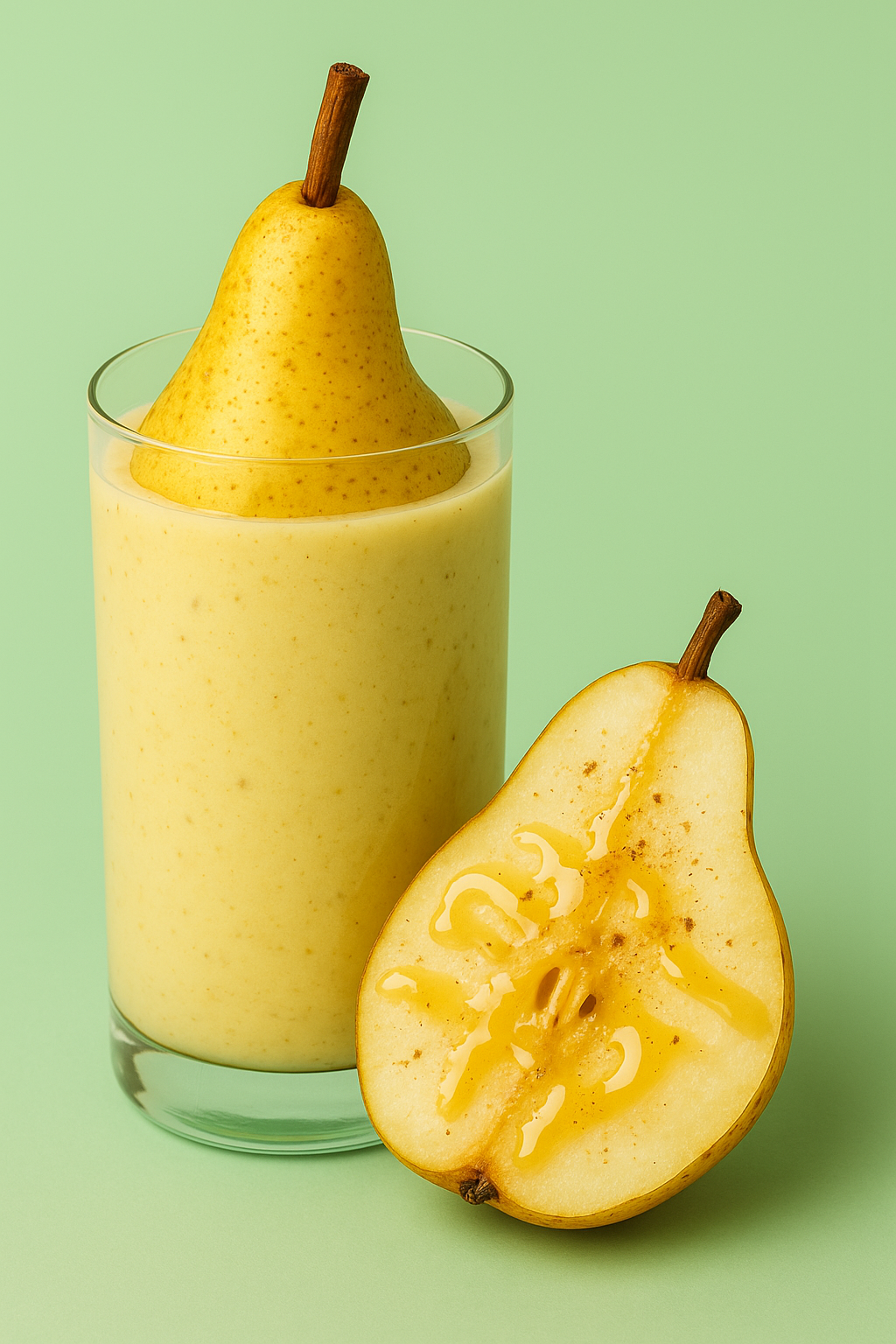 Pear in a Glass: A Simple Smoothie for Your Heart, Mind and Digestion