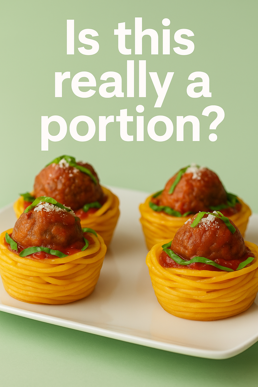 You've Never Eaten Spaghetti Like This: Meatball Pasta Cups That Steal the Show