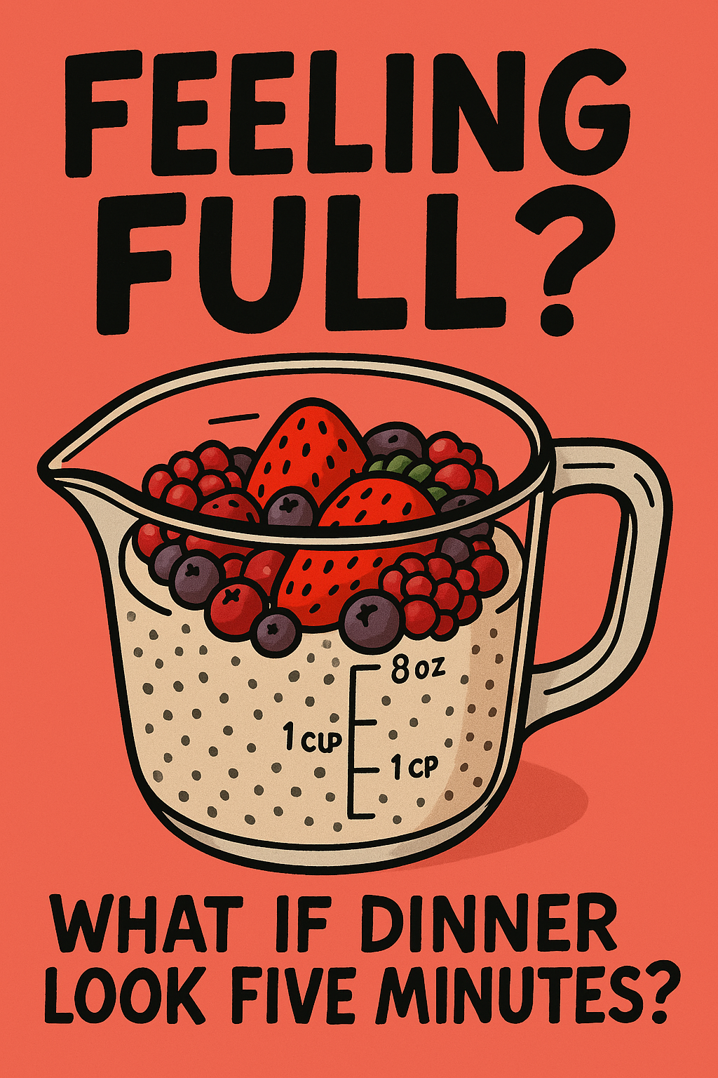 A 5-Ingredient Dinner That Fills You Up Without Weighing You Down: Chia, Berries and Banana
