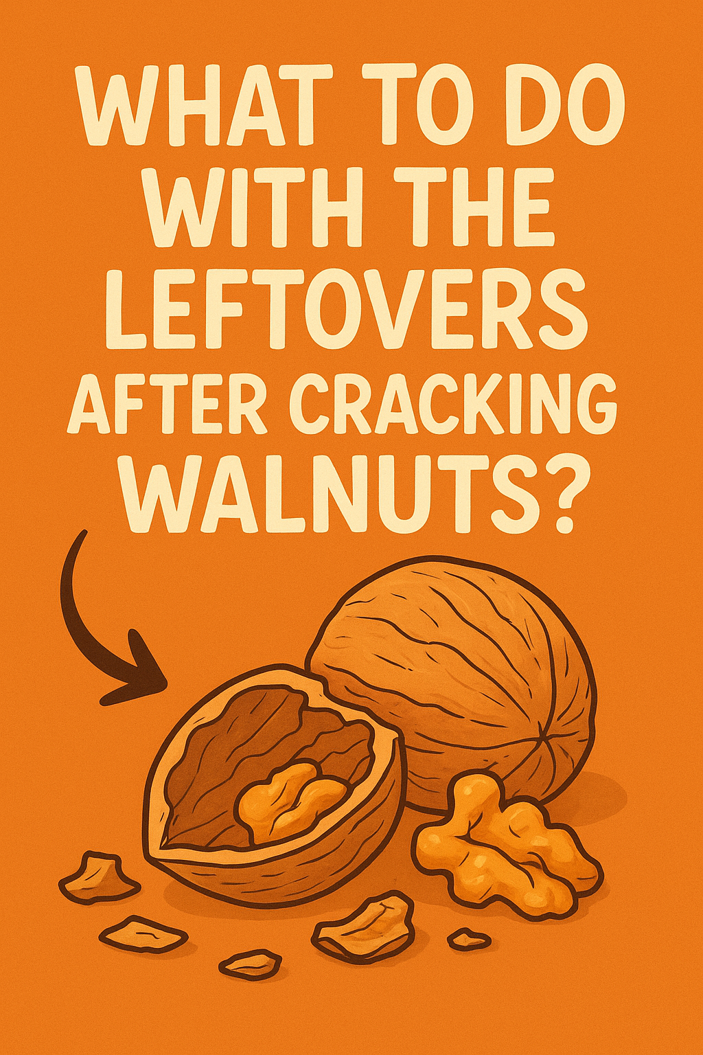 What to Do With the Leftovers After Cracking Walnuts? Don't Throw Them Away – There's Something Surprising Hiding Inside