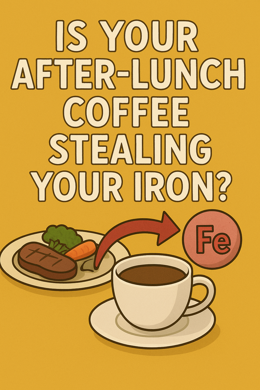 The Silent Energy Thief: Why Your After-Lunch Coffee May Be Stealing Your Iron – and How Low Iron Can Leave You Tired