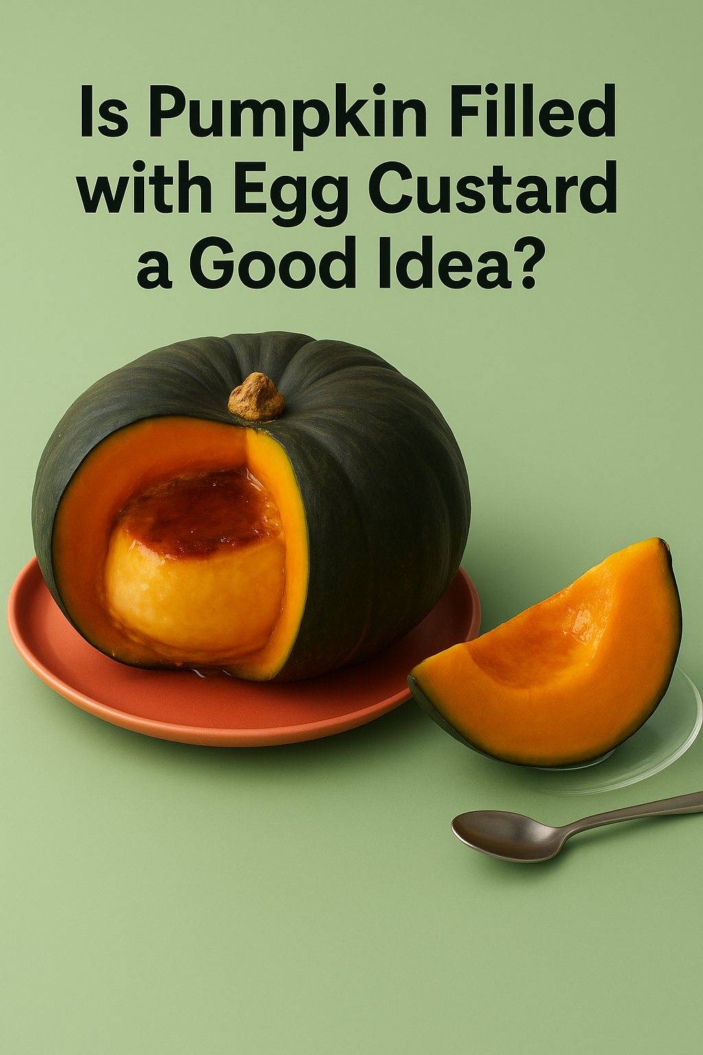 Pumpkin Filled with Egg Custard: An Autumn Recipe the Whole Family Will Love